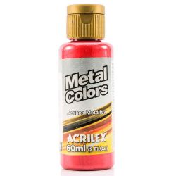 TC435- Metal Colors Vermelho 60ml - Acrilex  **