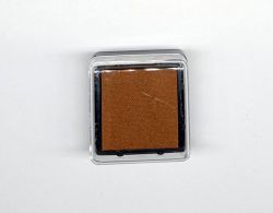 LSB840-Almofada para carimbos 3x3 cm -Cobre - Carimbeira*