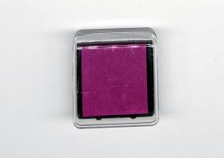 LSB844-Almofada para carimbos 3x3 cm -Púrpura - Carimbeira*