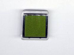 LSB846-Almofada para carimbos 3x3 cm -Verde Folha - Carimbeira*